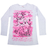 Completo Tuta Caldo Cotone Grigio-Fucsia Bambina SARABANDA N735 - SARABANDA - LuxuryKids