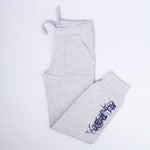 Completo Tuta Caldo Cotone Grigio con Stampe Blu SARABANDA F831 - SARABANDA - LuxuryKids