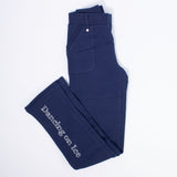 Completo Tuta Felpata Con Zip Blu Bambina SARABANDA D831 - SARABANDA - LuxuryKids