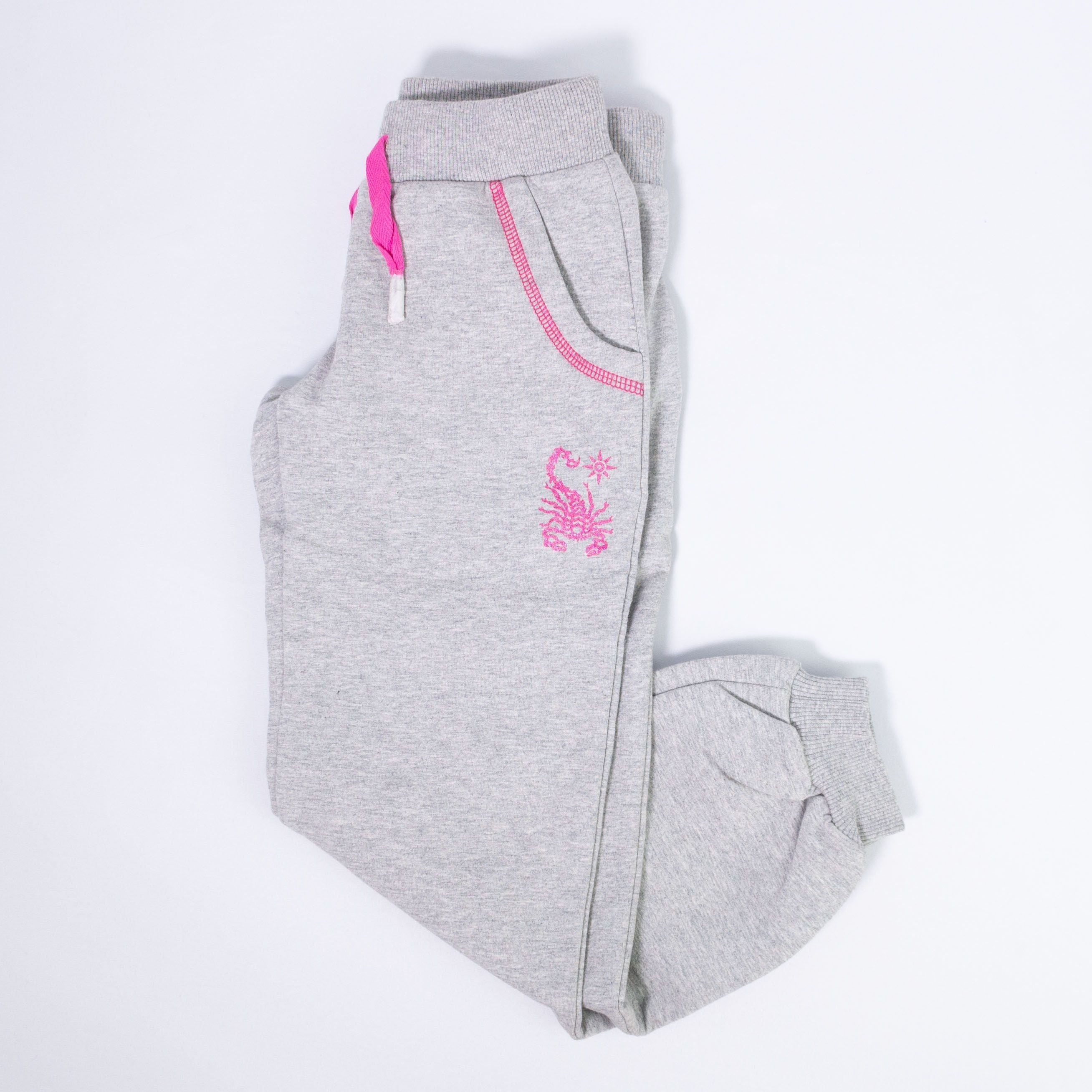Completo Tuta Felpata con Zip Rosa e Grigio Ragazza SCORPION BAY GFE2255 - SCORPION BAY - LuxuryKids