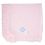Coperta Corredino In Tessuto Anallergico Rosa e Panna Neonati SARDON AM700 - SARDON - LuxuryKids