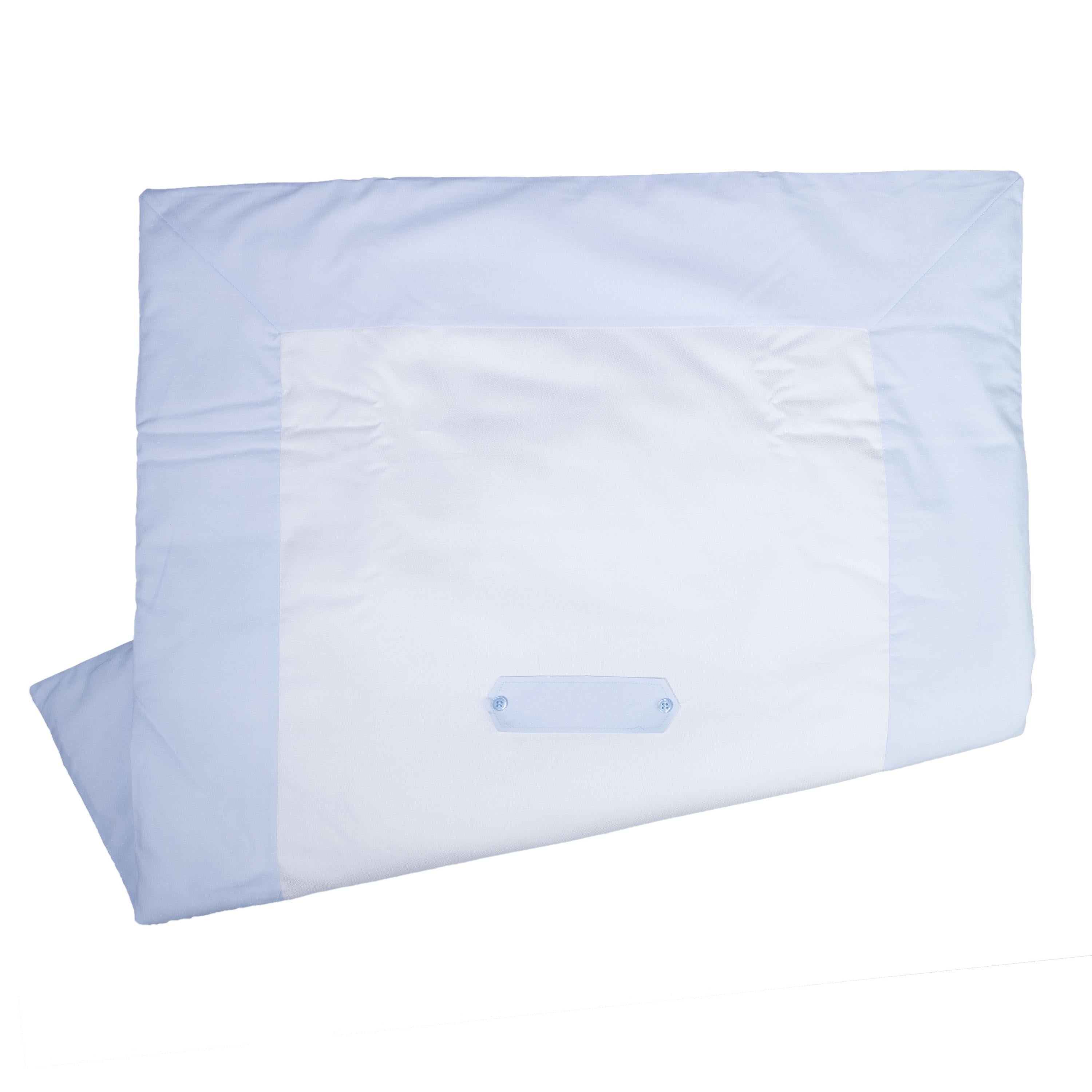 Coperta Imbottita Sfoderabile Corredino Cotone Celeste Neonato TETO E TATTA CI4610 - TETO E TATTA - LuxuryKids