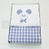 Copertina Imbottita Sfoderabile In Cotone Corredino Neonato Ninnaoh E20COP216I - NINNAOH - LuxuryKids