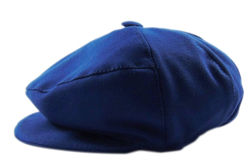 Coppola in Lino Blu Elettrico Neonato NINNAOH E21284 - NINNAOH - LuxuryKids