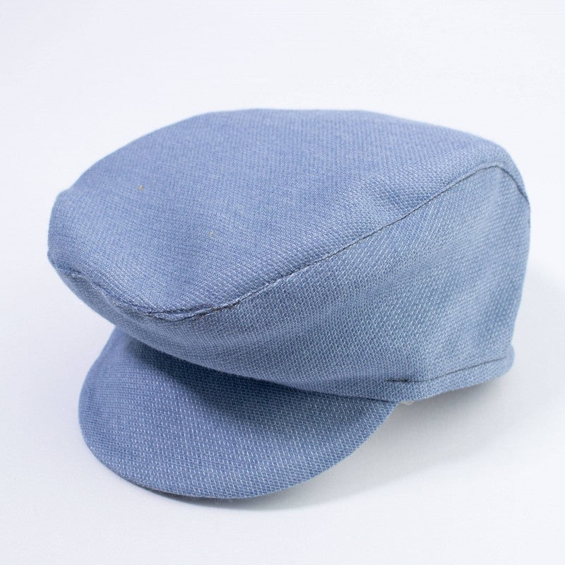 Coppola In Tessuto Celeste Neonato Martinez AM230332 - ALESSANDRO MARTINEZ - LuxuryKids