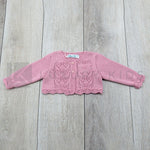 Coprispalle estivo con Trama traforata Neonata Rosa Antico A&J 254 - A&J - LuxuryKids