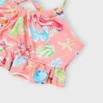 Costume Bikini Con Volant Rosa E Stampa Sirenetta Bambina MAYORAL 3743 - MAYORAL - LuxuryKids