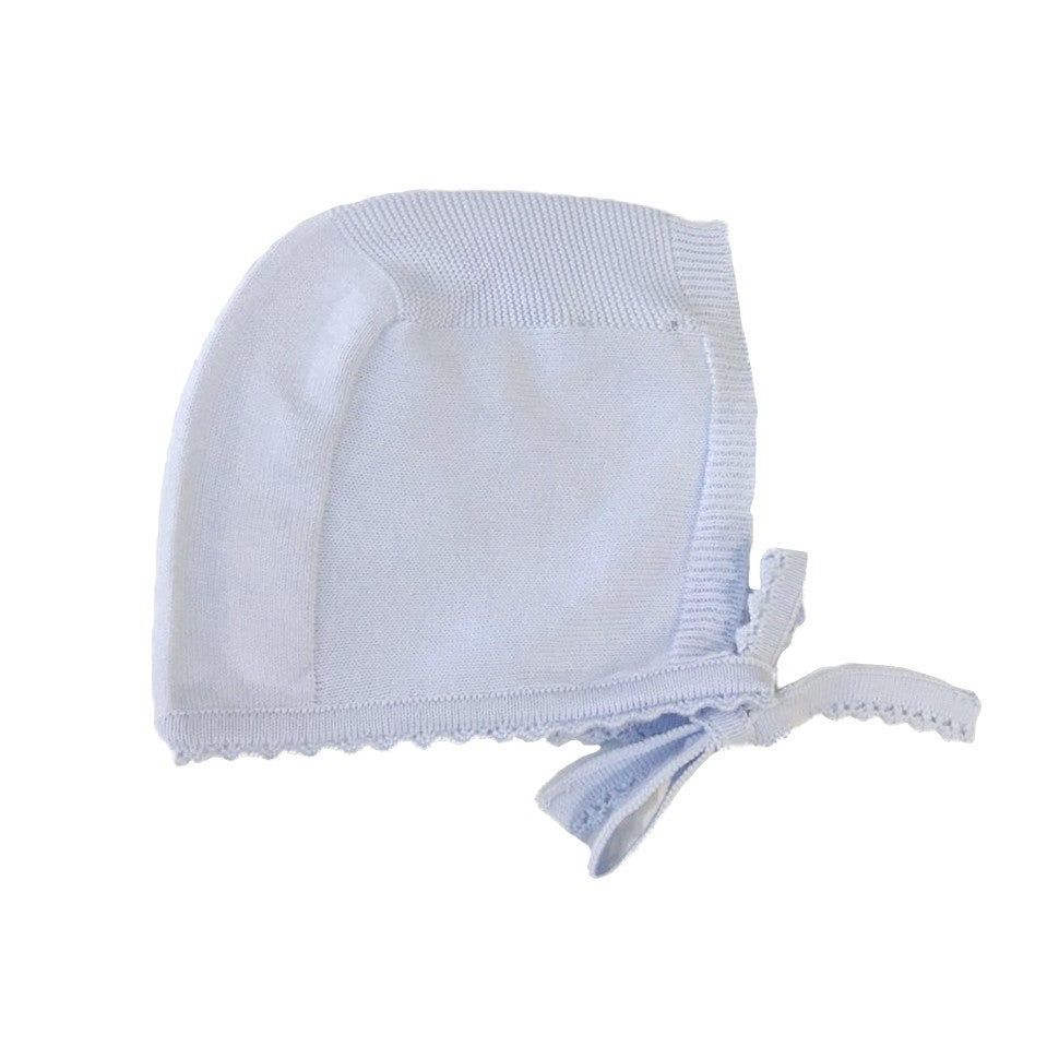 Cuffia Chic Celeste Neonata Wedoble 04360 - WEDOBLE - LuxuryKids