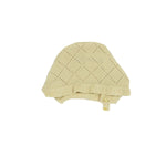 Cuffia In Filo Traforata Gialla Neonata DR KID DK171 - DR.KID - LuxuryKids