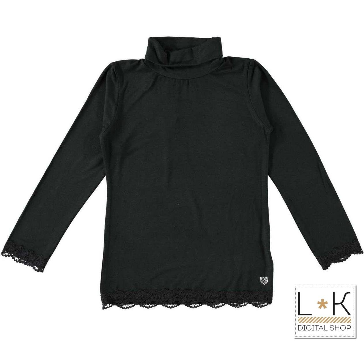 Dolcevita Lupetto Con Pizzo Bambina SARABANDA T428 - SARABANDA - LuxuryKids