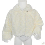 Ecopelliccia Imbottita Neonata Panna Lolo' 7174 - LOLO' - LuxuryKids