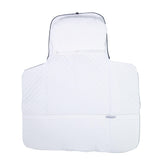 Fasciatoio Piegevole Imbottito Cotone Con Ricamo Orologio Bianco Neonato LA SARTORIA DEL PICCOLI LFS8581 - LA SARTORIA DEI PICCOLI - LuxuryKids