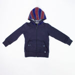 Felpa con Cappuccio Bambina Blu Notte Take two MO2893 - TAKE TWO - LuxuryKids