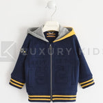 Felpa Con Cappuccio Bicolore Bambino Sarabanda K130 - SARABANDA - LuxuryKids