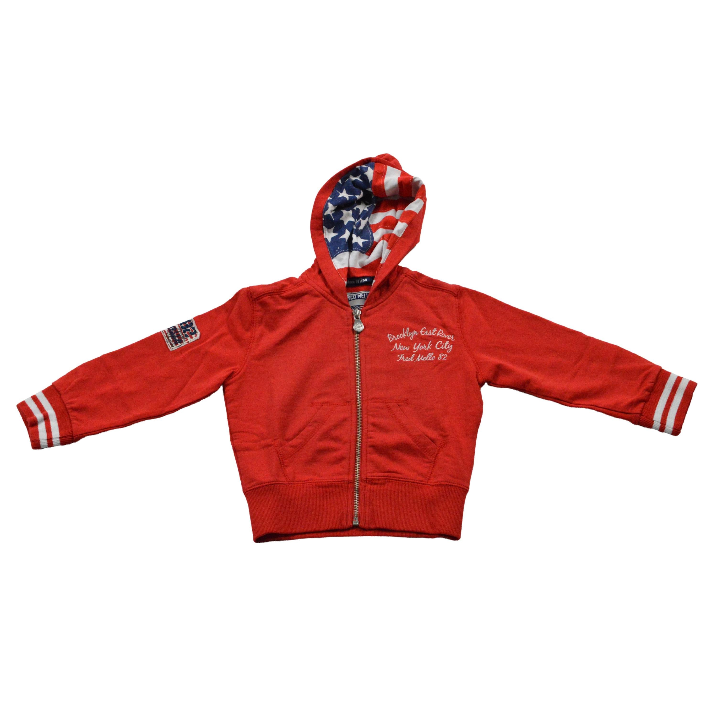 Felpa con Cappuccio Neonato Fred Mello 8086 - FRED MELLO - LuxuryKids