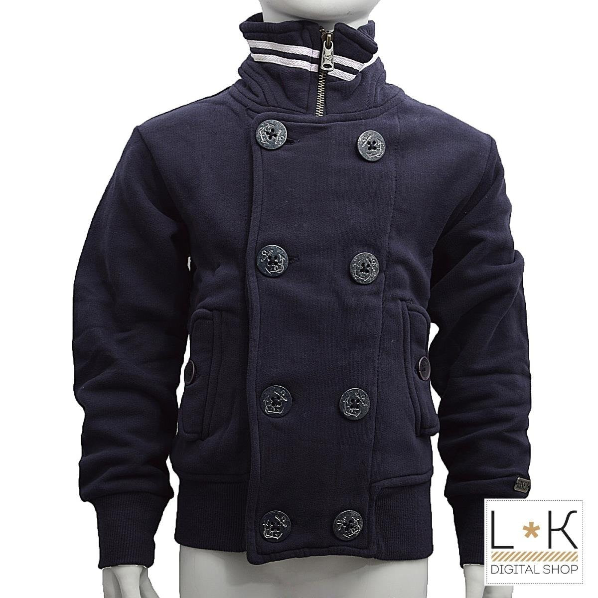 Felpa Doppio Petto Con Zip Bambino Take Two M03166 - TAKE TWO - LuxuryKids