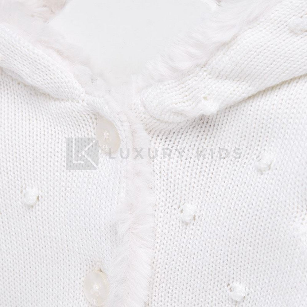 Giacca Con Cappuccio in maglia Neonata Mayoral 2304 - MAYORAL - LuxuryKids
