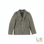 Giacca Elegante a Effetto Nido D'ape Bambino Marrone Sarabanda Q381 - SARABANDA - LuxuryKids