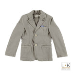 Giacca Elegante con Micro Fantasia Bambino Beige Sarabanda S361 - SARABANDA - LuxuryKids