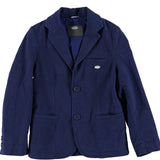 Giacca Elegante In Caldo Cotone Blu Bambino Sarabanda N371 - SARABANDA - LuxuryKids