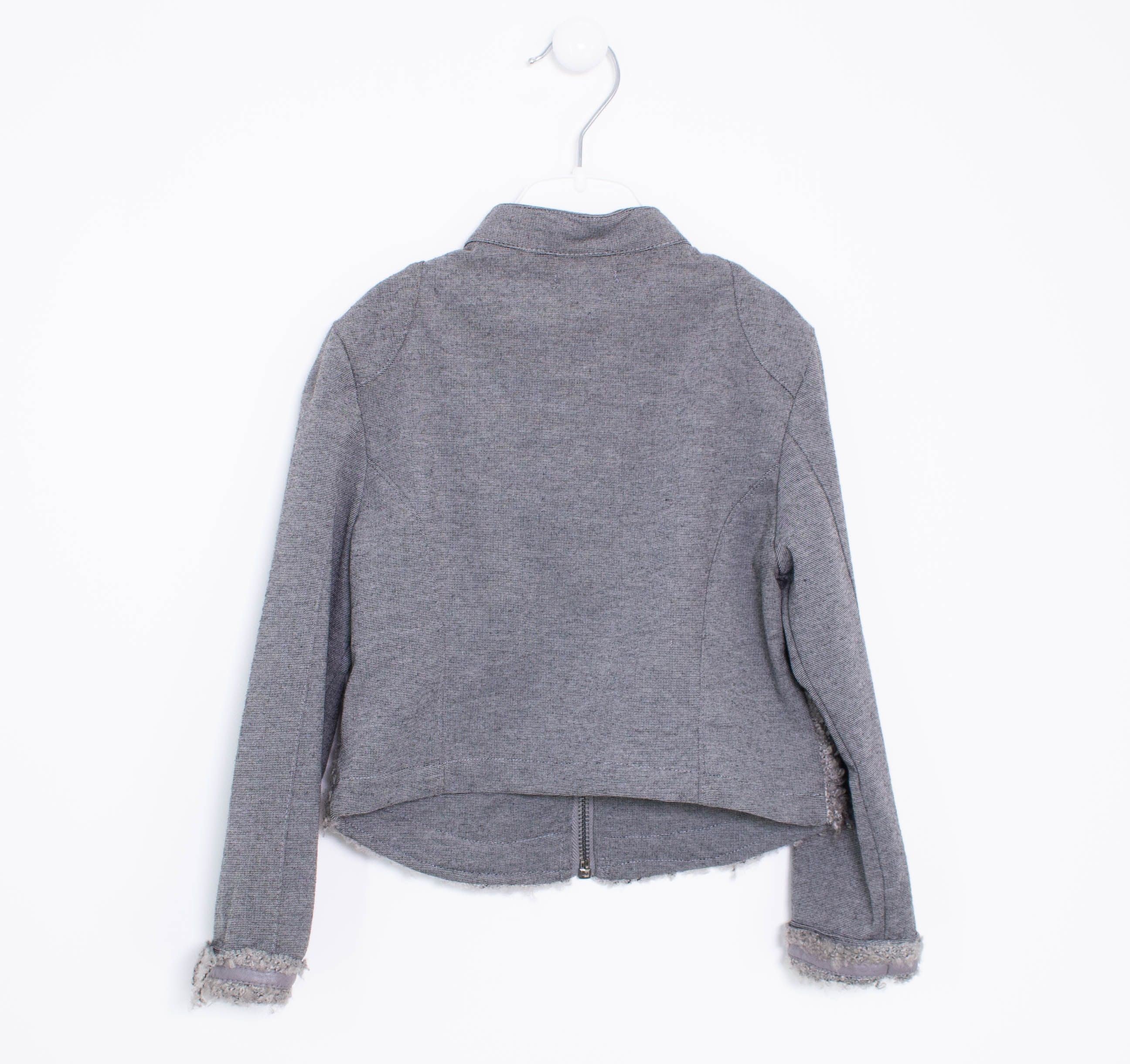 Giacca in Caldo Cotone Bambina Grigio Fun&Fun FUNBJK1704 - FUN&FUN - LuxuryKids