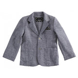 Giacca in Caldo Cotone Elasticizzato Fanatasia Blu Neonato SARABANDA 1173S - SARABANDA - LuxuryKids