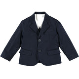 Giacca In Cotone Blu Notte Neonato MANUELL&FRANK MF6025N - MANUELL&FRANK - LuxuryKids