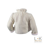 Giacchettino in Lanetta Panna Neonata Muffin&Co 6836 - MUFFIN&CO - LuxuryKids