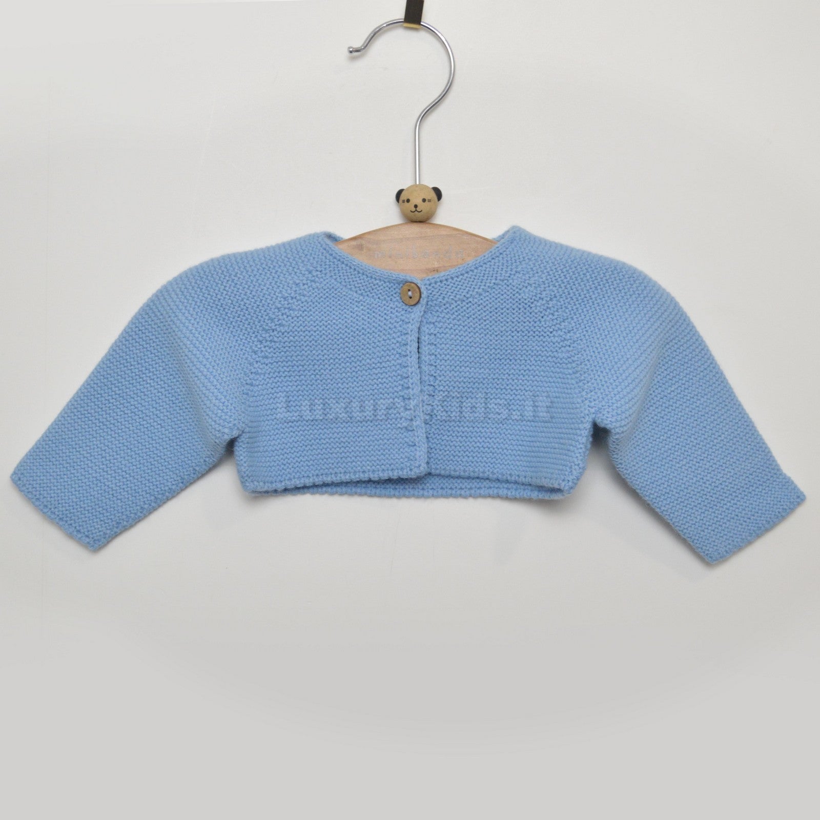 Giacchino Corto Elegante  Celeste Neonati TARTALETA A3902C-00 - TARTALETA - LuxuryKids