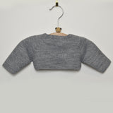 Giacchino Corto Elegante  Grigio Neonata TARTALETA A3902G-00 - TARTALETA - LuxuryKids