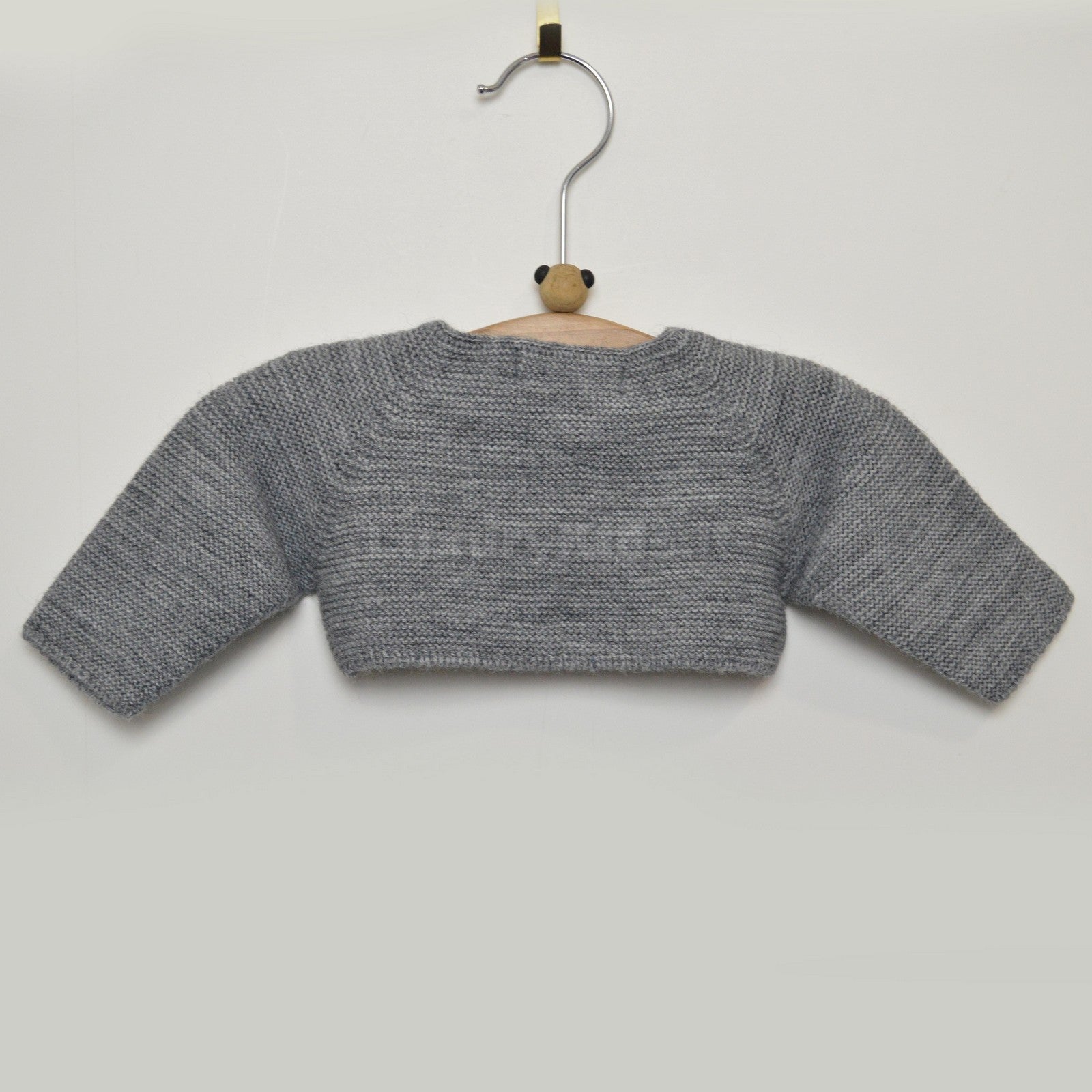 Giacchino Corto Elegante  Grigio Neonata TARTALETA A3902G-00 - TARTALETA - LuxuryKids