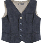 Gilet Elegante Blu Bambino Sarabanda T390 - SARABANDA - LuxuryKids