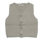 Gilet in Misto lana Grigio Neonato Minibanda R615 - MINIBANDA - LuxuryKids
