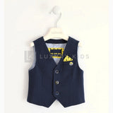 Gilet Micro Fantasia Con Pochette Neonato Sarabanda J172 - SARABANDA - LuxuryKids