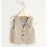 Gilet Micro Fantasia Con Pochette Neonato Sarabanda J172 - SARABANDA - LuxuryKids