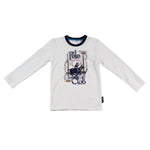 Girocollo con Stampa Bambino Bianco Sarabanda F700 - SARABANDA - LuxuryKids