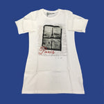 Girocollo in Caldo Cotone con Stampa Bambina Bianco Take two MO2596 - TAKE TWO - LuxuryKids