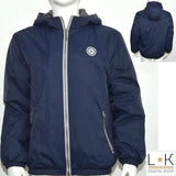 Giubbotto con pelliccia ecologico  Interna bambino blu Sarabanda H851 - SARABANDA - LuxuryKids