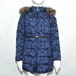 Giubbotto Lungo Imbottito Blu Bambina Sarabanda L437 - SARABANDA - LuxuryKids