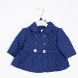 Giubbotto Trapuntino Blu Neonata Minibanda F691 - MINIBANDA - LuxuryKids