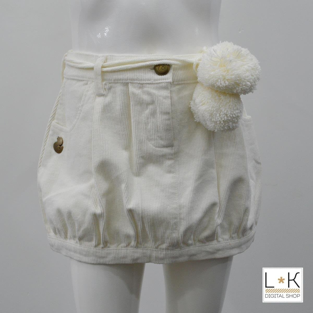 Gonna con Pon Pon Bambina Fix Design DN8003 - FIX DESIGN - LuxuryKids