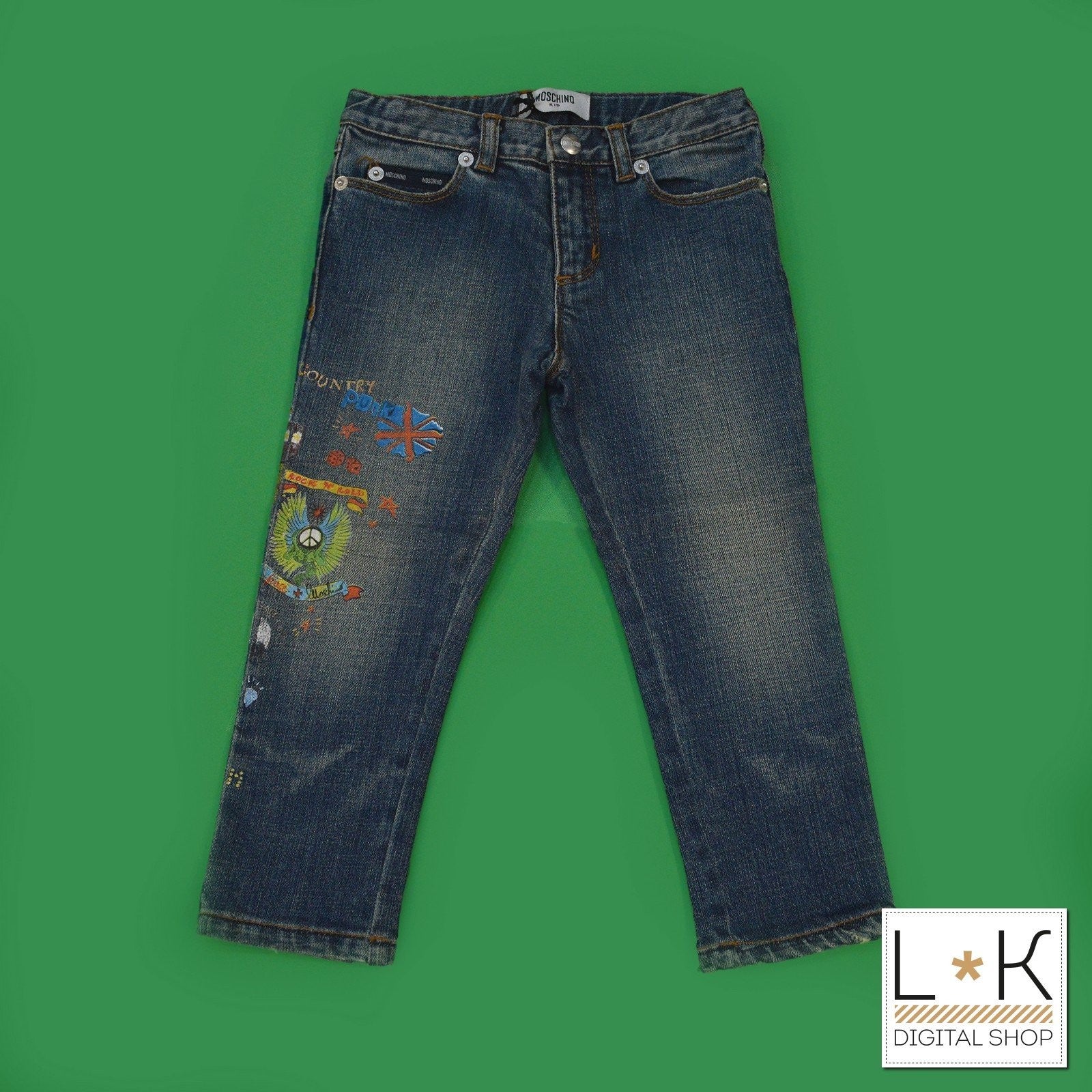 Jeans Neonato Moschino IZPT65 - MOSCHINO - LuxuryKids