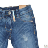 Jeans Slim Effetto Strappato Neonata Sarabanda T222 - SARABANDA - LuxuryKids