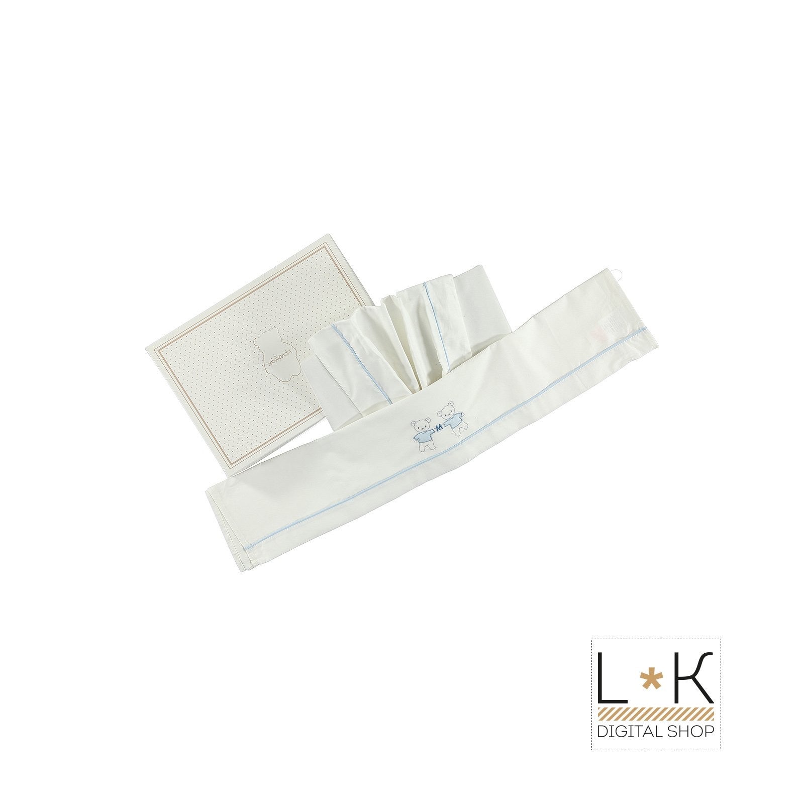 Lenzuolino Cotone Neonato Minibanda N300 - MINIBANDA - LuxuryKids