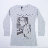 Maglia Caldo Cotone con Stampa Grigia Bambina TAKE TWO MO2955 - TAKE TWO - LuxuryKids