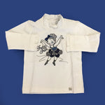 Maglia Collo Alto Bianco con Stampa Neonata Fun&Fun FUNNTS0005 - FUN&FUN - LuxuryKids