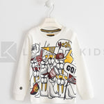 Maglia In Caldo Cotone Con Simpatiche Stampe Colorate Bambino Sarabanda K139 - SARABANDA - LuxuryKids
