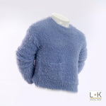 Maglioncino A Pelo Lungo Glicine Bambina Fun&Fun FNBSW9007 - FUN&FUN - LuxuryKids