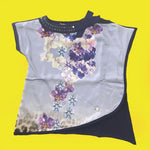 Maglioncino con Stampa e Paillettes Blu Cobalto Bambina Fun&Fun FUNBDR3351 - FUN&FUN - LuxuryKids