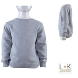 Maglioncino in Misto Lana Grigio Bambino Dr.Kids R01DK536 - DR.KID - LuxuryKids